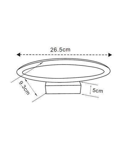 ATHENS: City Series LED Interior Matte White Oval 1 Way Wall Light