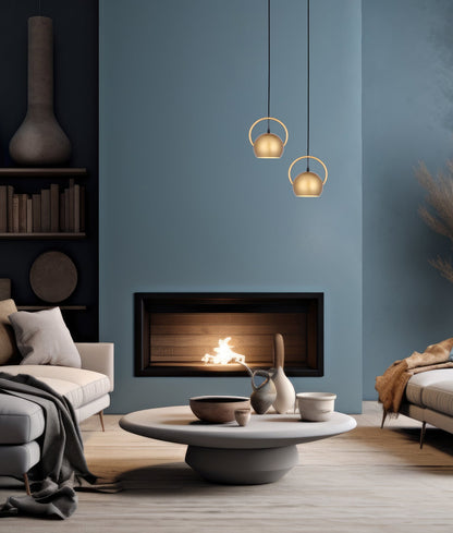 BELLA: Interior Small Dome Shape Pendant Lights