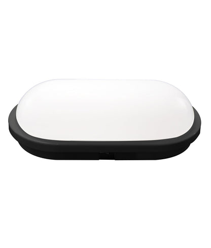 BULK: Oval LED Exterior Bulkhead Lights with Optional Cage IP65