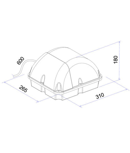 LED Exterior Bulkhead Light IP65 IK10