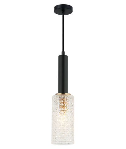 CLEO: Interior Oblong Cut Glass Pendant Light
