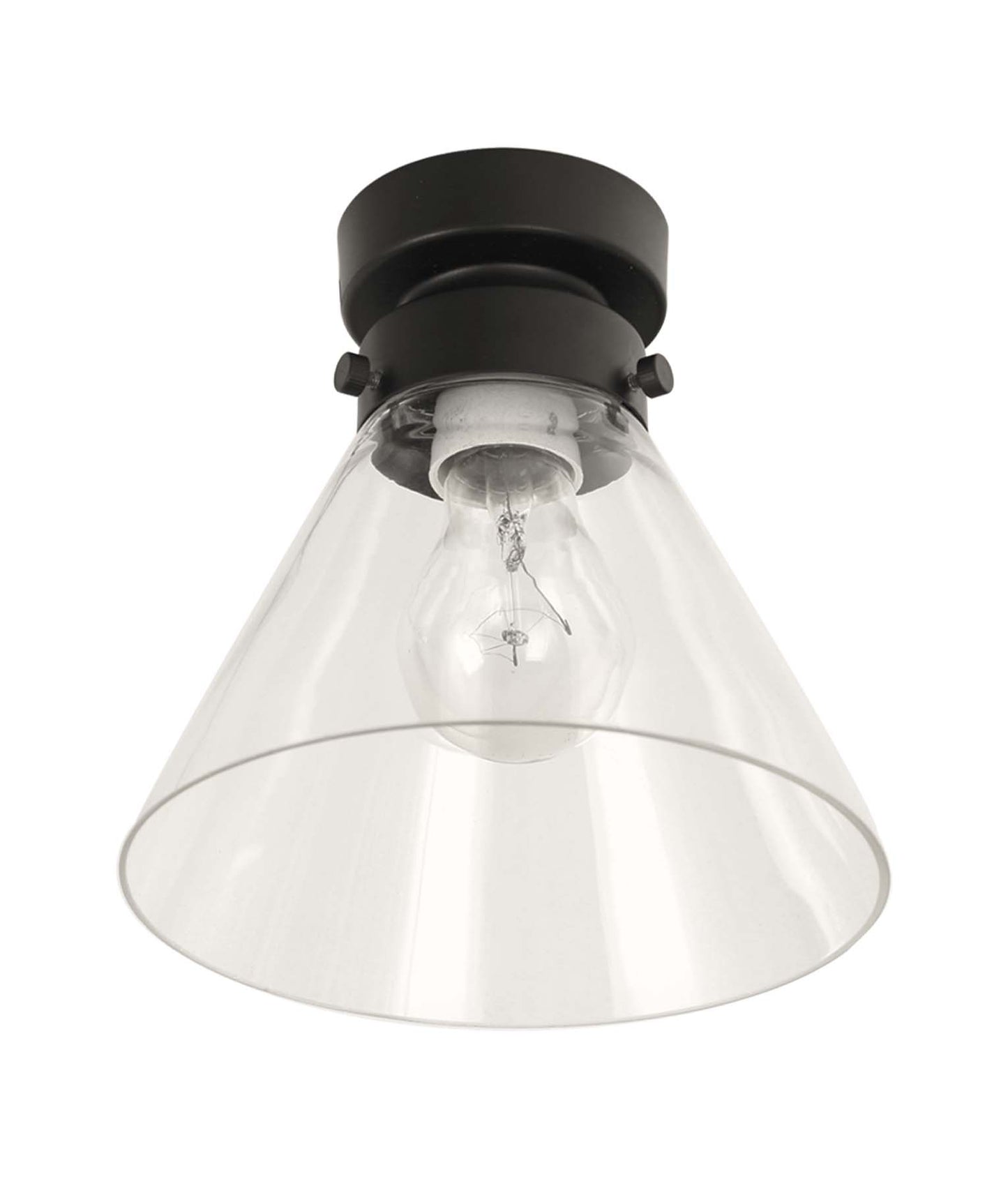 D.I.Y. Batten Fix Ceiling Lights - Small Cone Shape Fixtures