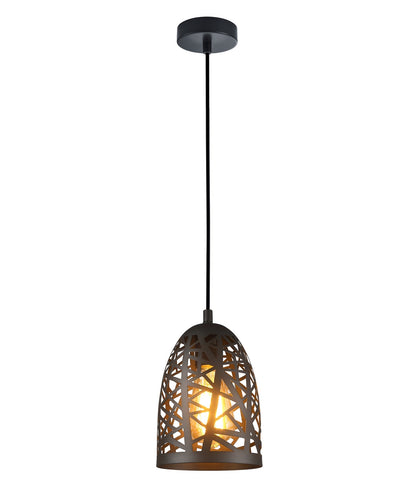 ESCAMA: Interior Iron Cage Ellipse Pendant Lights
