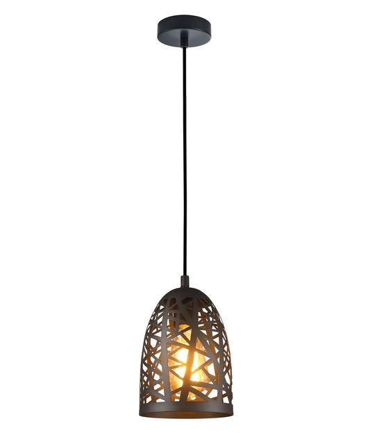 ESCAMA: Interior Iron Cage Ellipse Pendant Lights