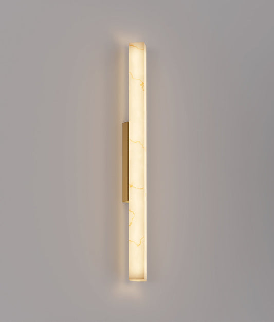 FLECHA: Interior Angled Faux Marble with Veining Effect Wall Lights