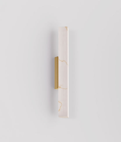 FLECHA: Interior Angled Faux Marble with Veining Effect Wall Lights