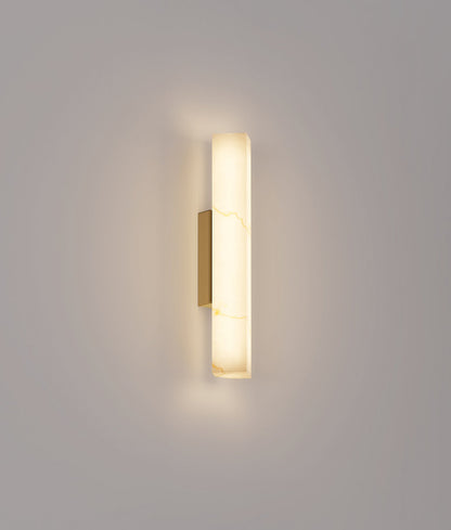 FLECHA: Interior Angled Faux Marble with Veining Effect Wall Lights