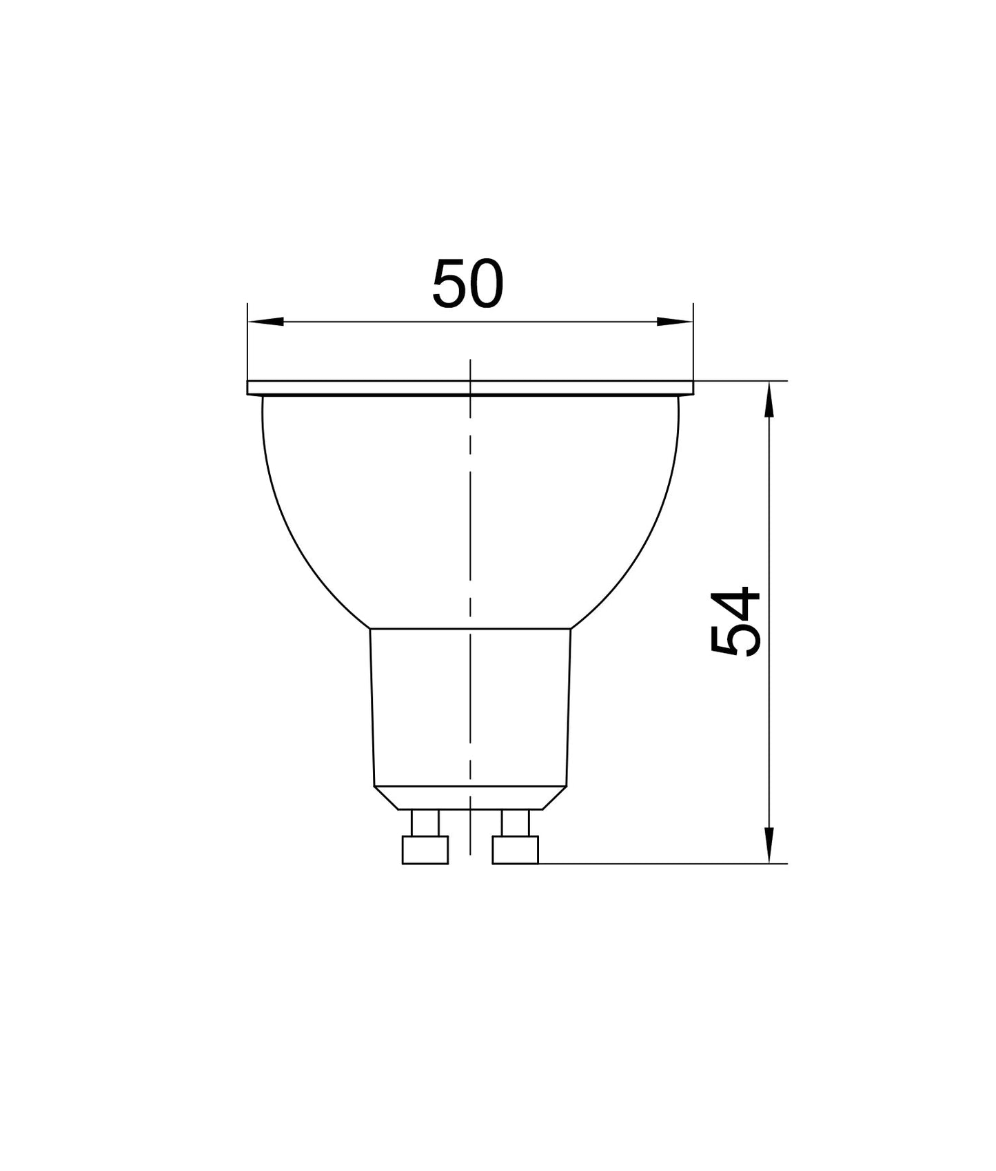 GU10 LED Globes (6W)