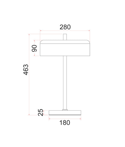 KELLO: Interior Drum Shade Table Lamps