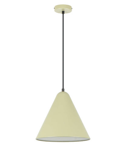 KONUS: Interior Iron Shade with Frosted Diffuser Pendant Lights