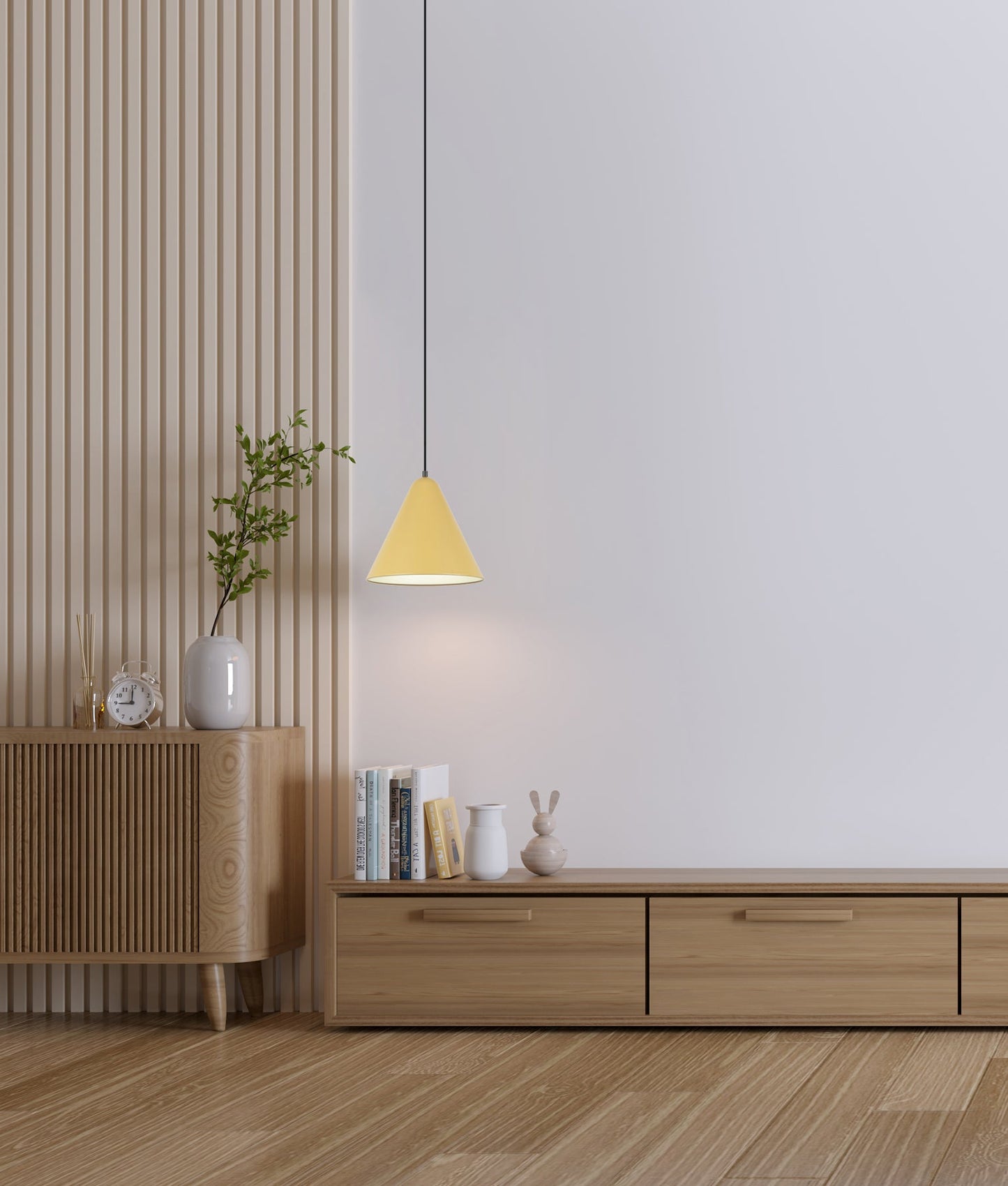 KONUS: Interior Iron Shade with Frosted Diffuser Pendant Lights
