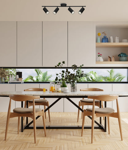LENGAN: Interior Four Heads Adjustable Round Base Spot Lights