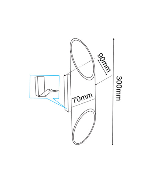 MILAN: City Series LED Interior Surface Mounted Wall Light