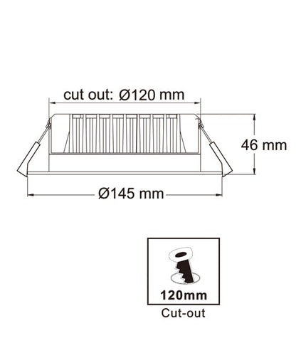 MOTION: LED Recessed Motion Sensor Downlights