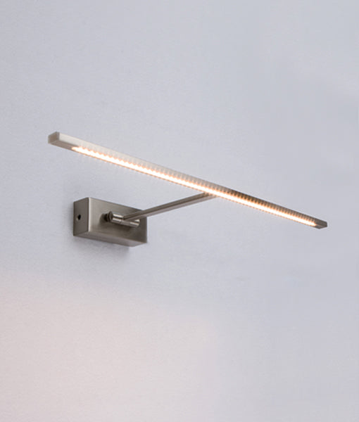 PARIS: City Series LED Interior Satin Chrome Adjustable Picture Wall Light