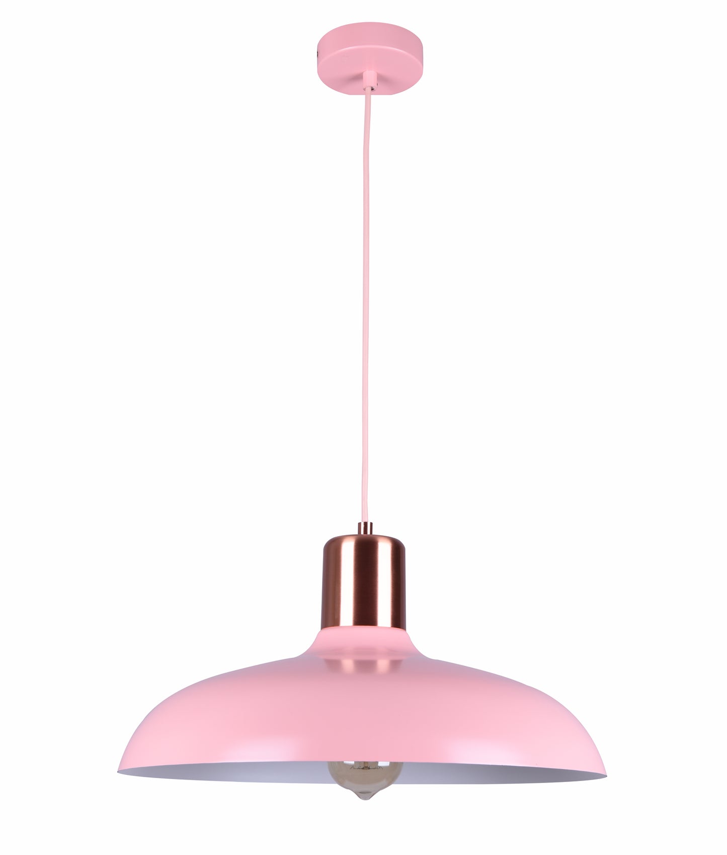 PASTEL: Dome Shape with Copper Lampholder Cover Pendant Lights