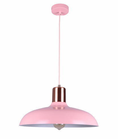 PASTEL: Dome Shape with Copper Lampholder Cover Pendant Lights