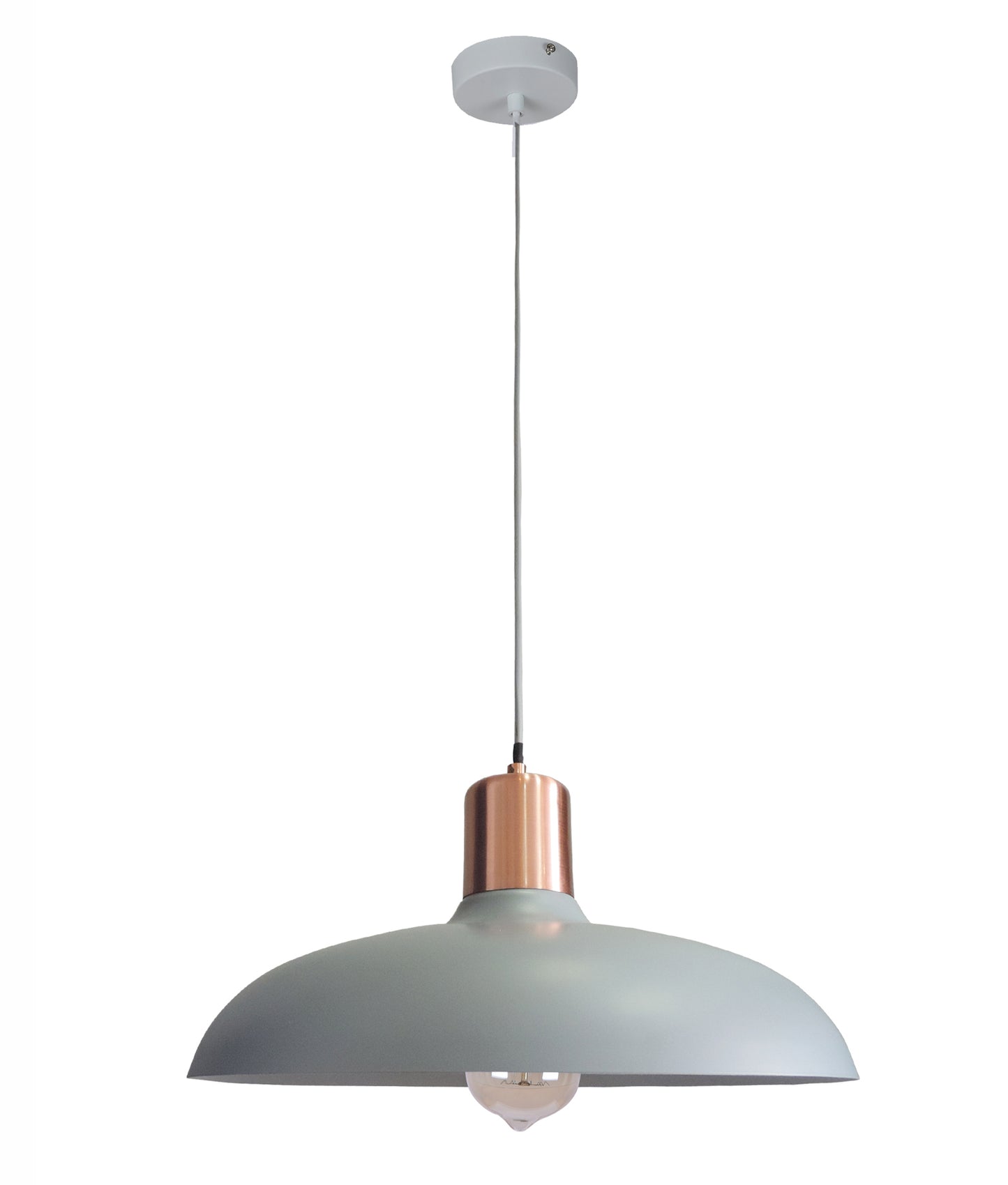 PASTEL: Dome Shape with Copper Lampholder Cover Pendant Lights