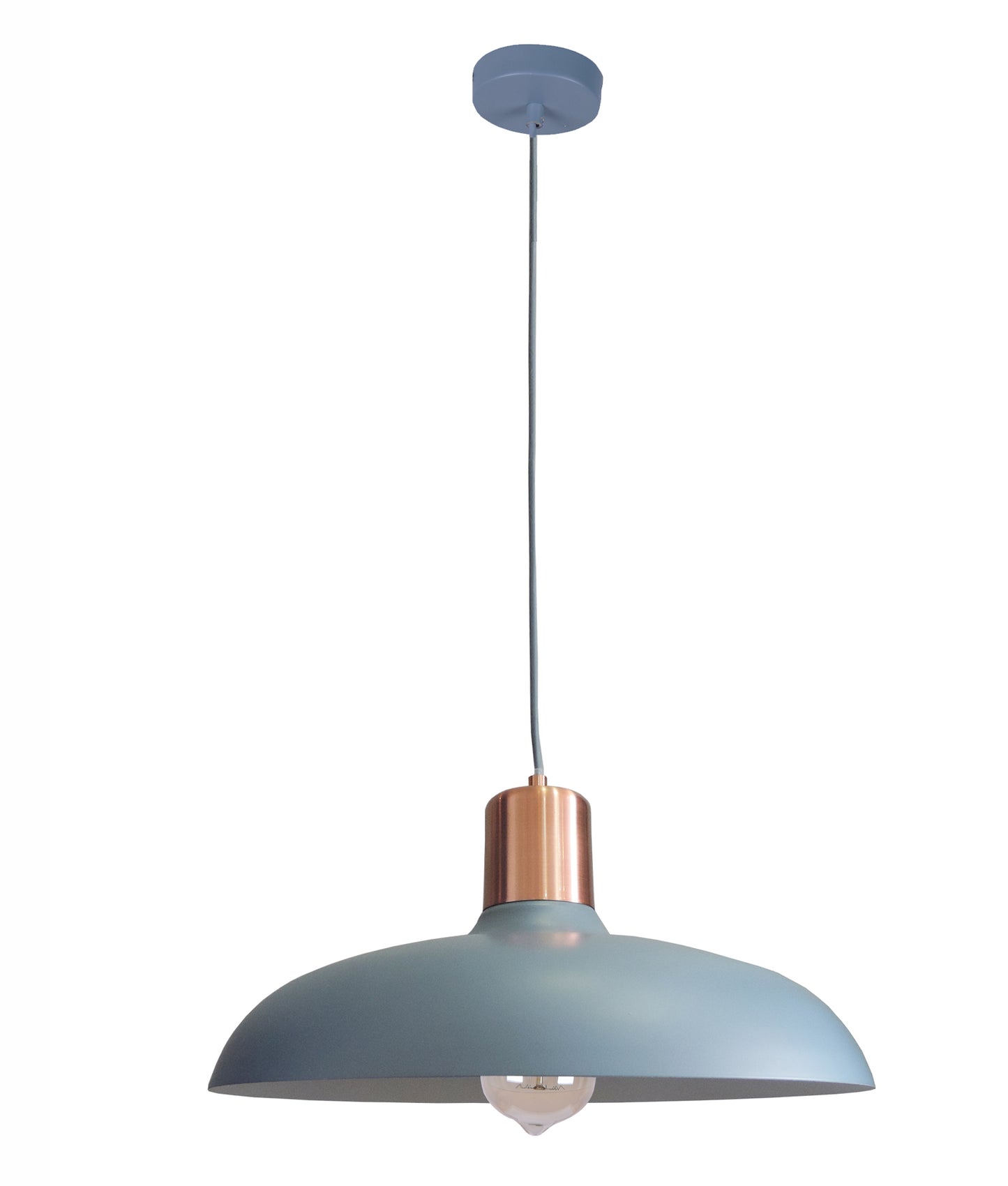 PASTEL: Dome Shape with Copper Lampholder Cover Pendant Lights