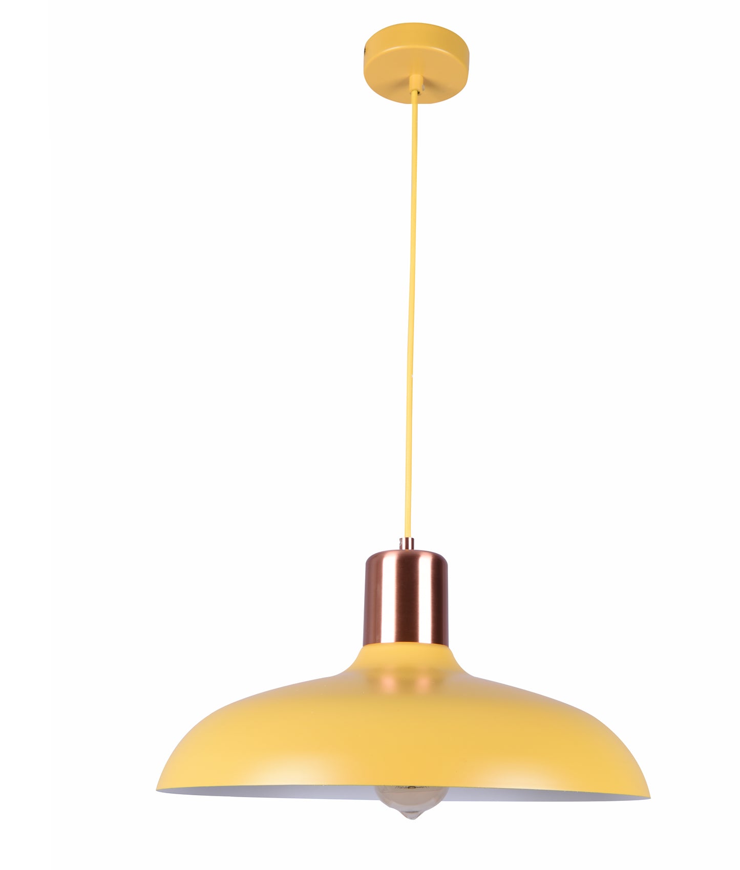 PASTEL: Dome Shape with Copper Lampholder Cover Pendant Lights