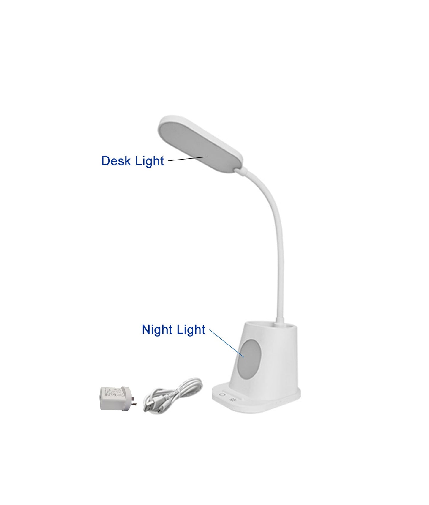 PENMATE: LED Rechargeable Portable Functional Touch Table Lamp