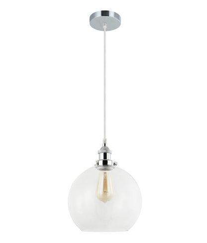 PESINI: Interior Wine Glass with Antique Brass/ Chrome Highlight Pendant Lights