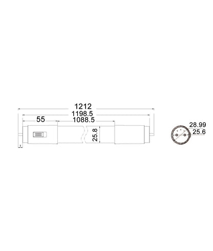 T8 LED Tri-CCT Tubes (2FT, 4FT & 5FT)