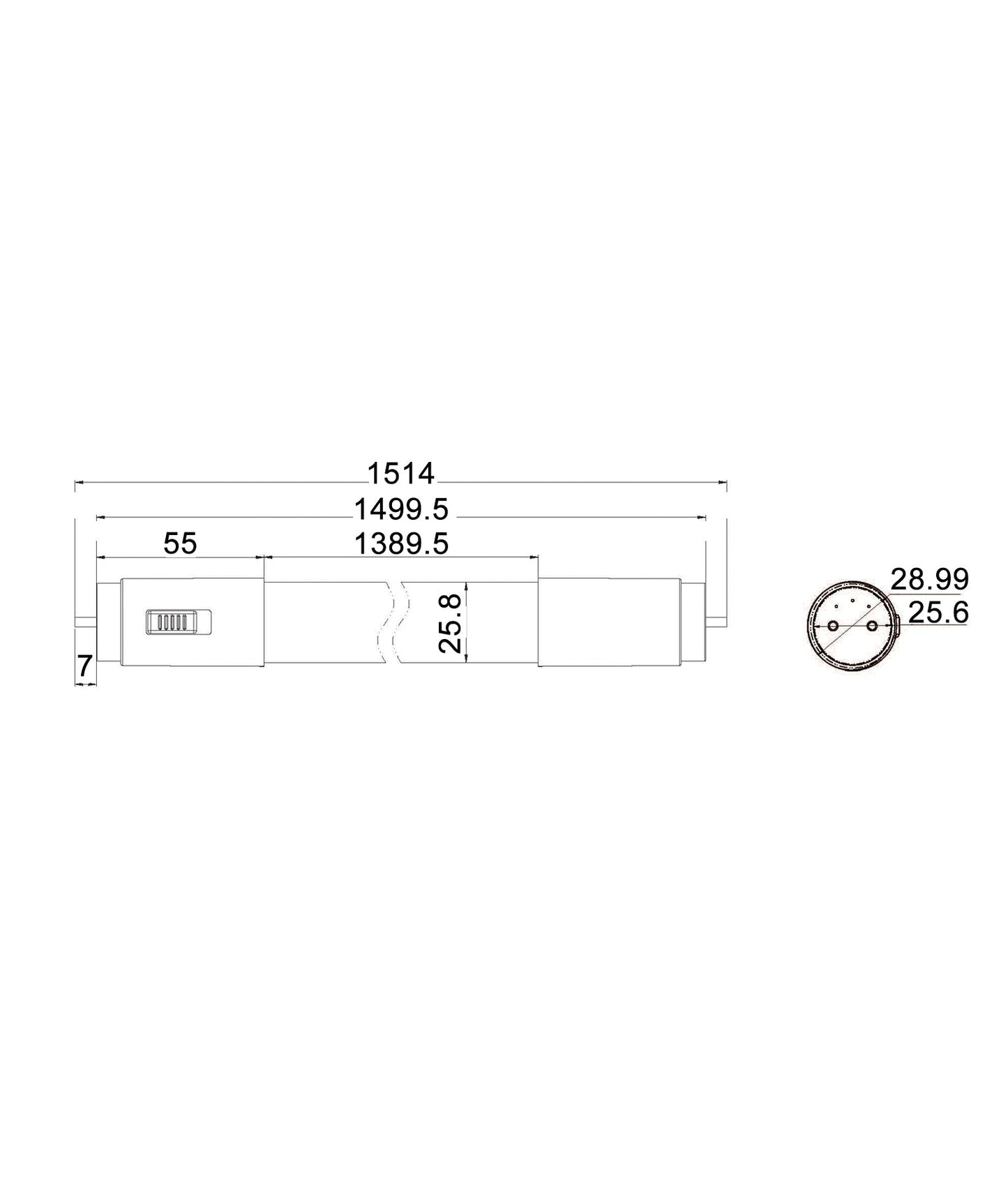 T8 LED Tri-CCT Tubes (2FT, 4FT & 5FT)