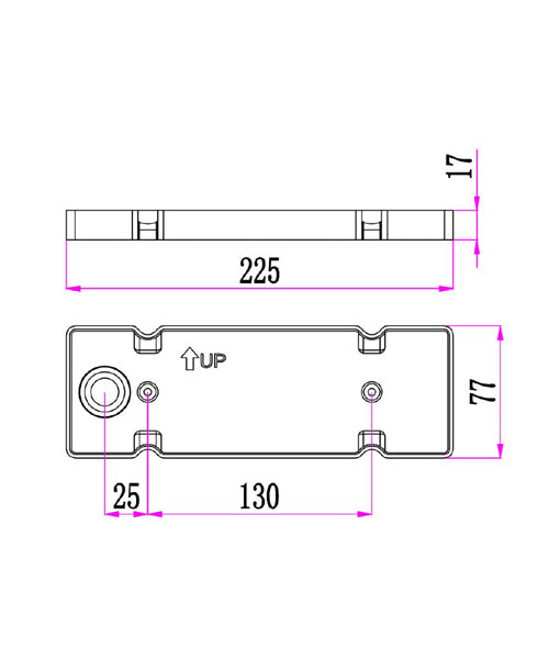 REPISA: Exterior LED Surface Mounted Curved Wedge Wall Lights IP65