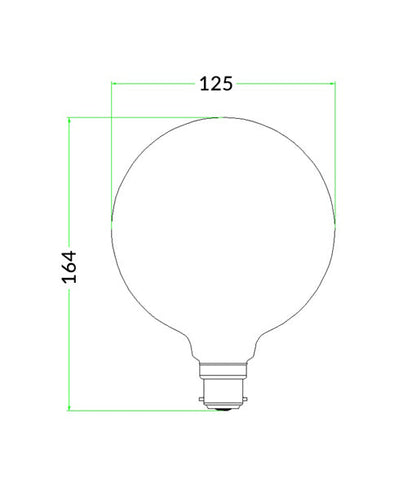 SPECTRA: G125 LED Firework Effect Decorative Globes (4W)