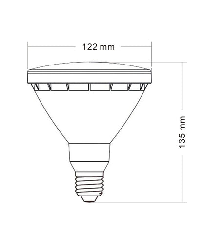 SUB: LED PAR38 Globes IP65 (15W)