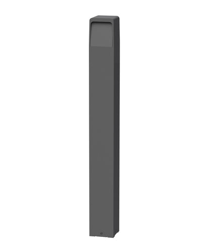 TOREN: LED Tri-CCT Surface Mounted Dark Grey Bollard Light IP65