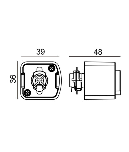 3 Wire 1 Circuit Universal Track Pendant Light Adaptors