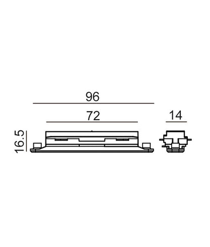 3 Wire 1 Circuit Universal Tracks, Connectors, End Cap & Live End