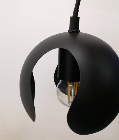 VAINA: Minimalist Scandinavian Interior Small Iron Dome Shape Pendant Lights