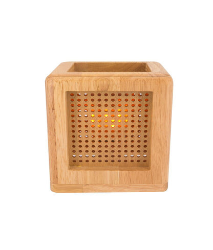 ZEN: Interior Clear Coated Wood Table Lamp